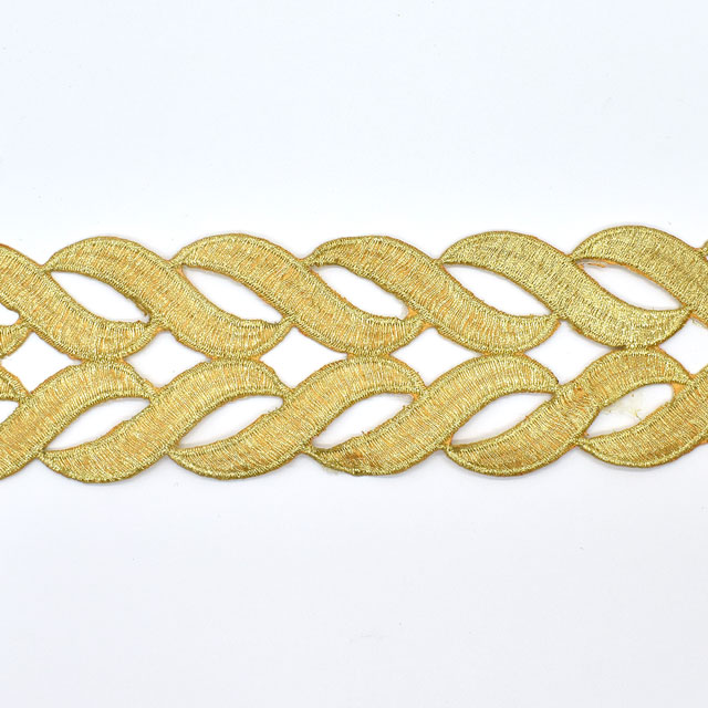 アイロン接着刺繍モチーフ(SM18) GL.ゴールド 07Ac99_