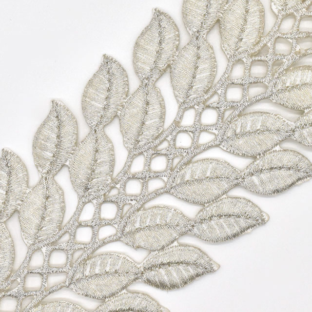 アイロン接着刺繍モチーフ(SM19) SL.シルバー 07Ac99_