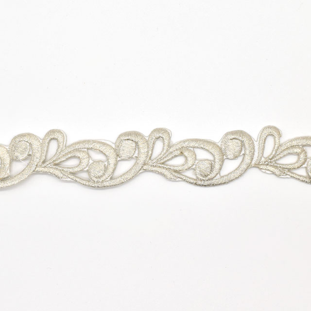 アイロン接着刺繍モチーフ(SM44) SL.シルバー 07Ac99_