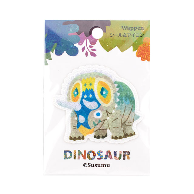 Susumu 恐竜ワッペン(SSW-02) トリケラトプス 08Bf99_