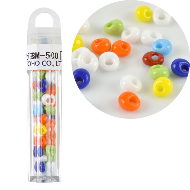 TOHO クイーンビーズ マガ玉ビーズ ミックス BM-500 06Ad99_