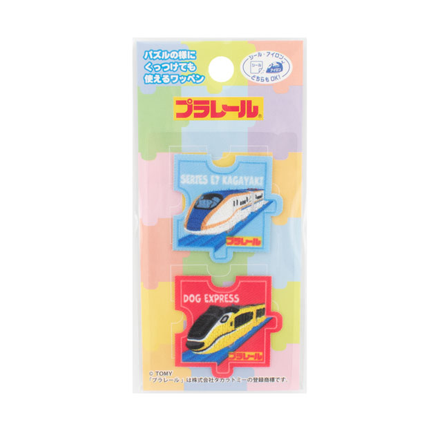 ワッペン プラレール シールワッペン(TOM650) TOM57.E7系新幹線かがやき・ドッグエクスプレス 08Bf99_