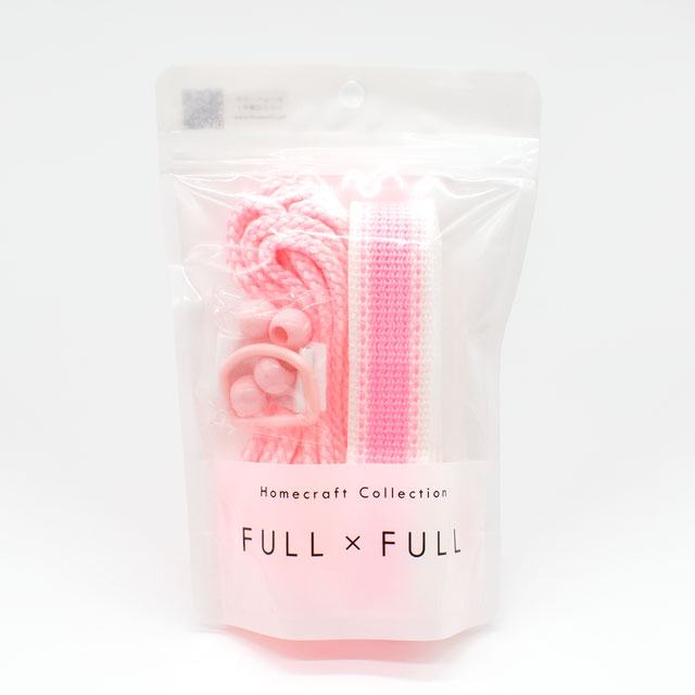 通園通学グッズ用パーツセット FULL×FULL  フルフル ステッチ（HF-603） 1.ピンク 07Be99_