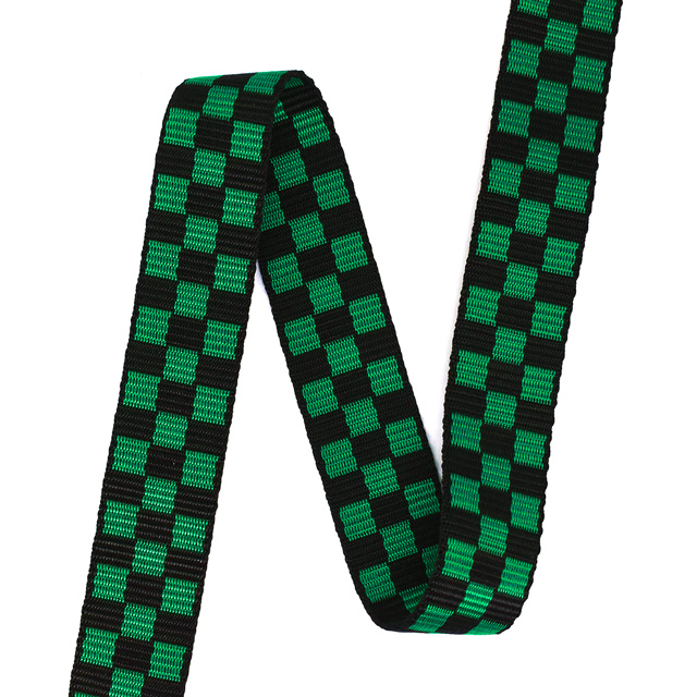 持ち手用テープ 市松模様柄テープ 約25mm幅 (MGM-1) A.緑 07Be99_