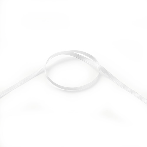 エリートサテンリボン(102) 4mm 101.白 07Aa99_