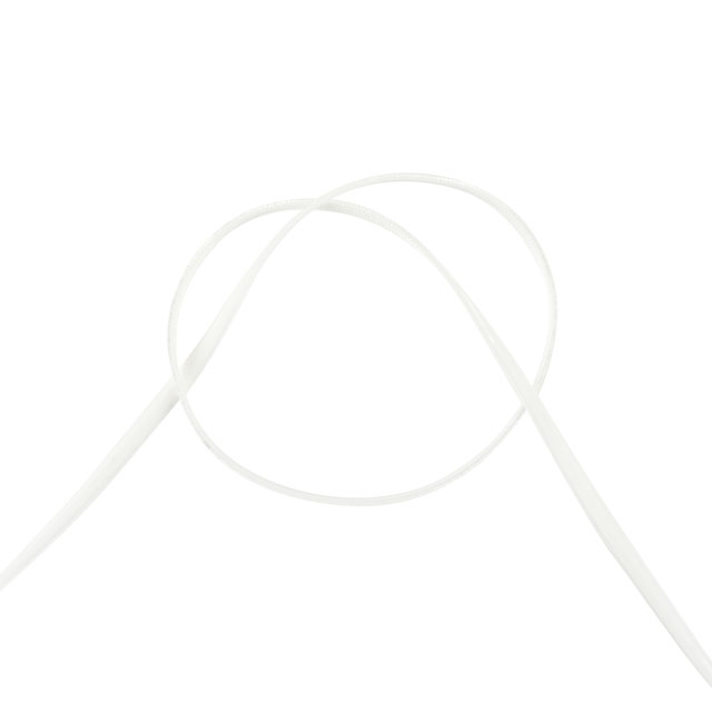 エリート片面ベルベットリボン(205) 4mm 1.ホワイト 07Aa99_