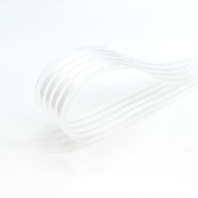 オーガンジーリボン Aオーガンジーフォーストライプ(9717) 40mm 1.ホワイト 07Aa99_