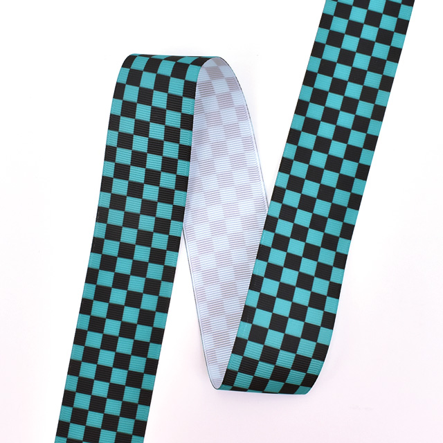 リボン 和柄グログランテープ 市松 約38mm幅 （BL5） 色番1 07Aa99_