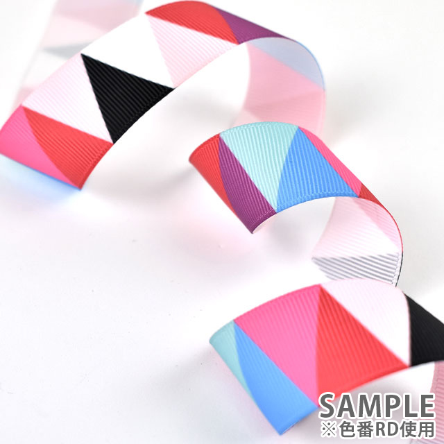 プリントリボン三角 (HT20) 25mm RD.レッド 07Aa99_