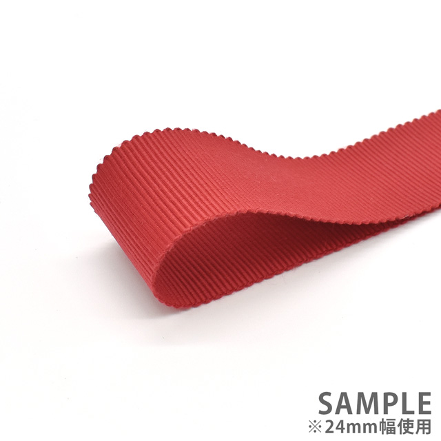 グログランリボン(M7200-50) 50mm 25.クリムゾンレッド 07Aa99_