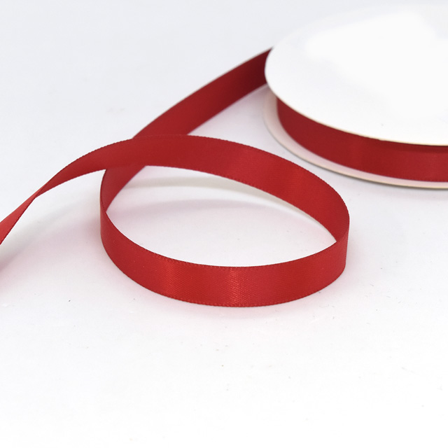 サテンリボン 10m巻 9mm幅 250.レッド 15Yy88_