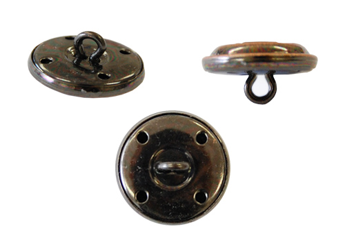 ふちあり紋章メタルボタン 鷲盾(10080667) 23mm AC.アンティークカッパー 08Bg99_