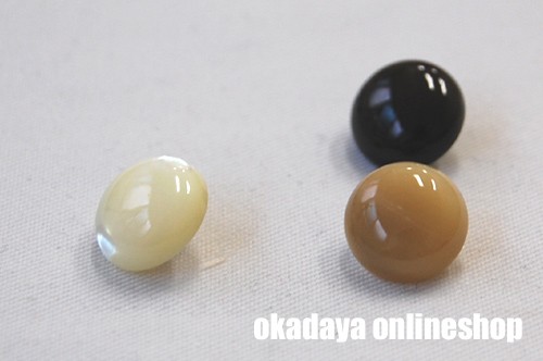 足つき半球シェルボタン(10083) 13mm ベージュ 08Bg99_