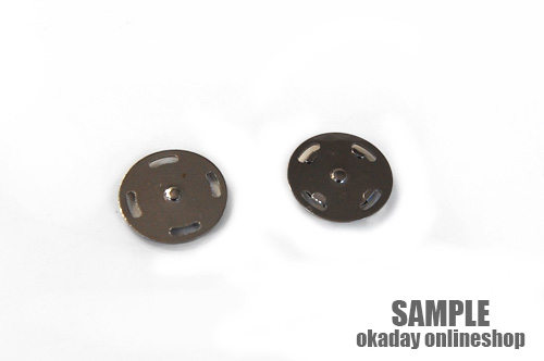 マグネットボタン 縫い付けタイプ(AZP6437) 20mm N.シルバー 08Bg99_