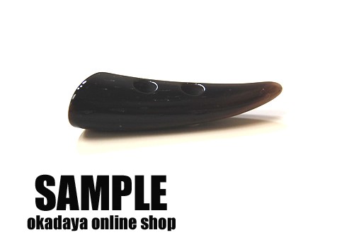 つのボタン(CDF1) 40mm 09.黒 08Bg99_