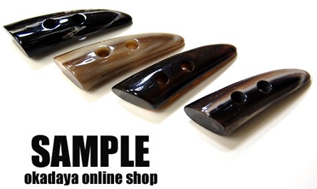 つのボタン(CDF1) 40mm 09.黒 08Bg99_