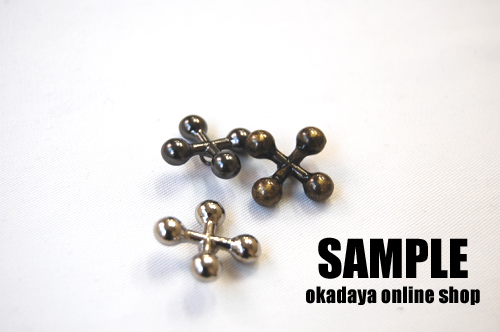 クロスメタルボタン(DM1891) 20mm AG.アンティークゴールド 08Bg99_