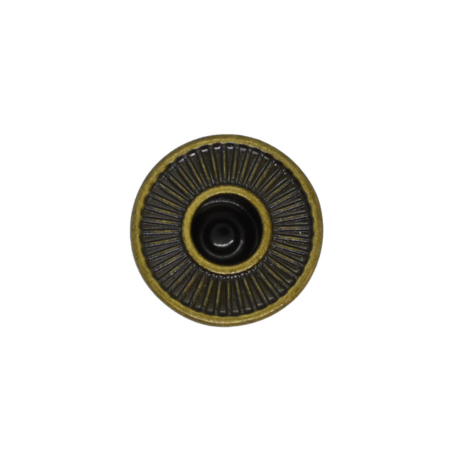 ドーナツ型2本針タックボタン (JB3798) AG.アンティークゴールド 08Bg99_