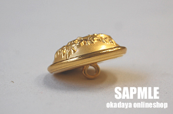 ドーム型紋章メタルボタン(MA1173) 30mm HG.ゴールド 08Bg99_