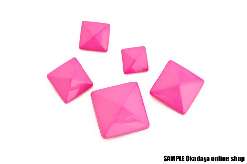 スタッズ風ナイロンボタン(N57) 18mm 61.ライムグリーン 08Bg99_