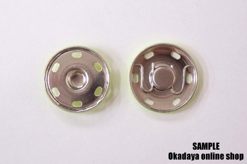 スナップボタン 蛍光ペイントスナップ 25mm F.Or蛍光オレンジ 1組入 99Zz99_