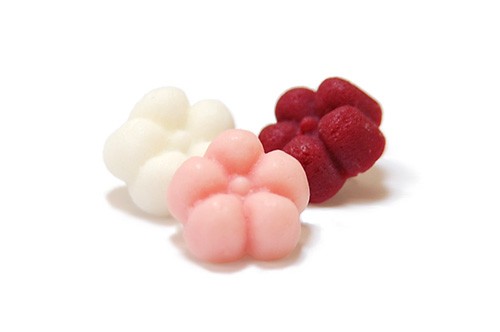 和三盆風ボタン 梅(PRS-039) 紅色 08Bg99_