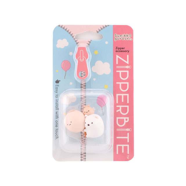 ファスナー用アクセサリー ZIPPERBITE ジッパーバイト すみっコぐらし しろくま(SMG-0001) 08Co99_