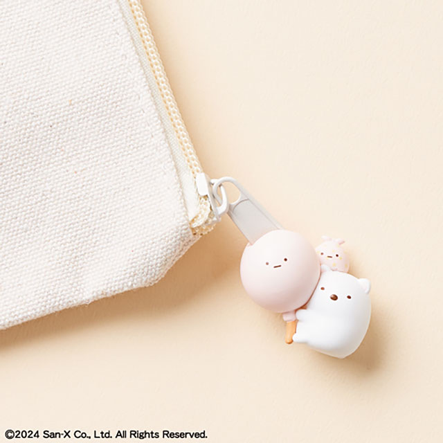 ファスナー用アクセサリー ZIPPERBITE ジッパーバイト すみっコぐらし しろくま(SMG-0001) 08Co99_