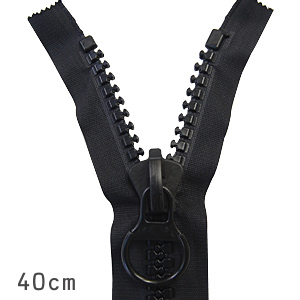 25ジェラコンジャンボファスナー 止め(VS) 40cm 黒 99Zz99_