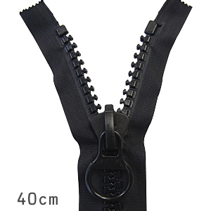 25ジェラコンジャンボファスナー オープン(VS) 40cm 黒 08Co99_