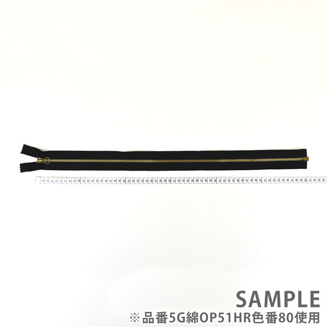 WALDES Vintage Zipper No.5 オープン(5N綿OP51HR) 60cm シルバー(洋白) M80.ブラック 08Co99_