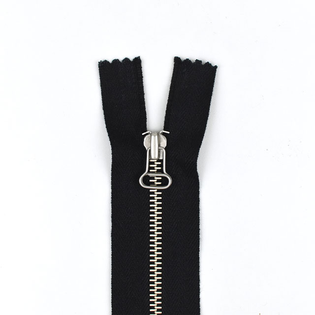 WALDES Vintage Zipper No.5 オープン(5N綿OP51HR) 60cm シルバー(洋白) M80.ブラック 08Co99_
