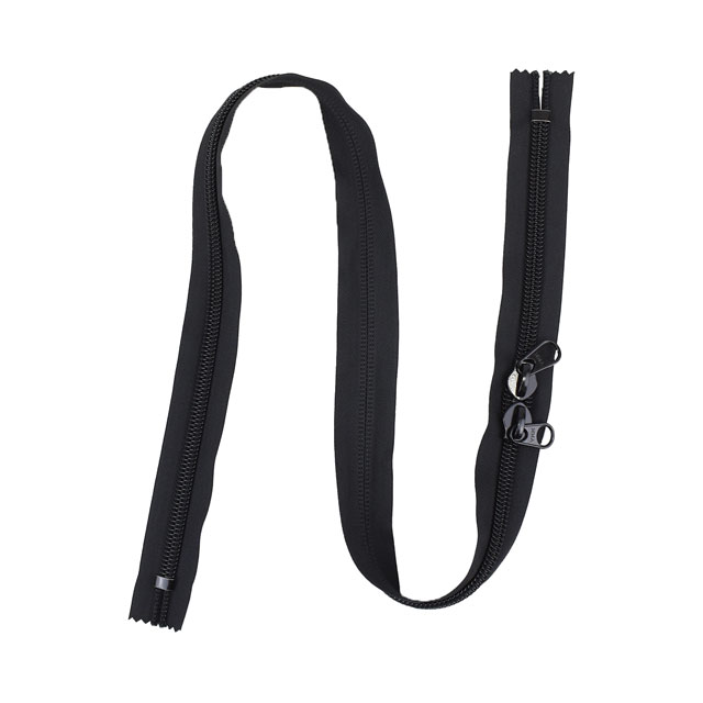 YKK 10コイルファスナー 頭合わせ(10CF DFW C SLSH) 100cm 580.黒 08Co99_