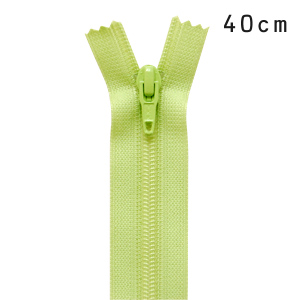 YKK フラットニットファスナー 止め(25FK) 40cm 874.レタスグリーン 08Co99_