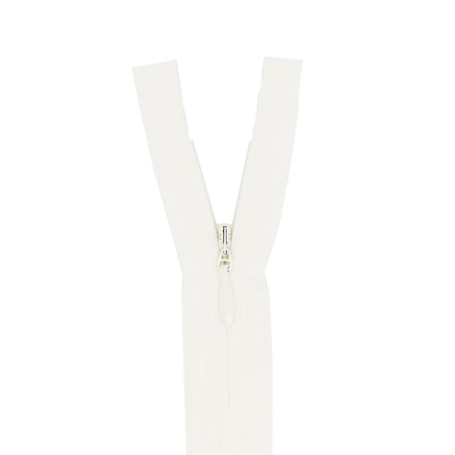 YKK コンシールファスナー オープン(3CH DAO OP) 56cm 501.白 08Co99_