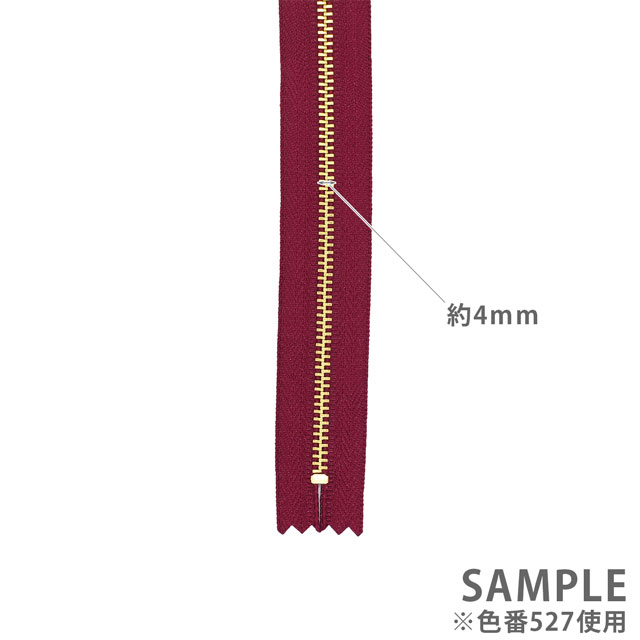 YKK メタルファスナー(3G DNDBL C) ゴールド 止め 15cm 576.アイスグレー 08Co99_