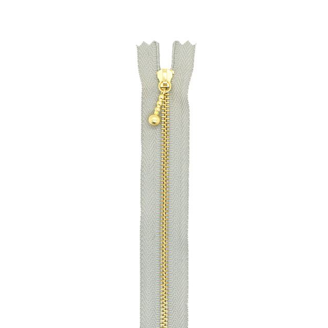 YKK メタルファスナー(3G DNDBL C) ゴールド 止め 15cm 576.アイスグレー 08Co99_
