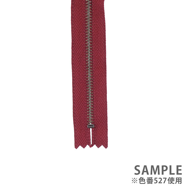 YKK メタルファスナー(3GKB DNDBL C) アンティークゴールド 止め 15cm 501.白 08Co99_