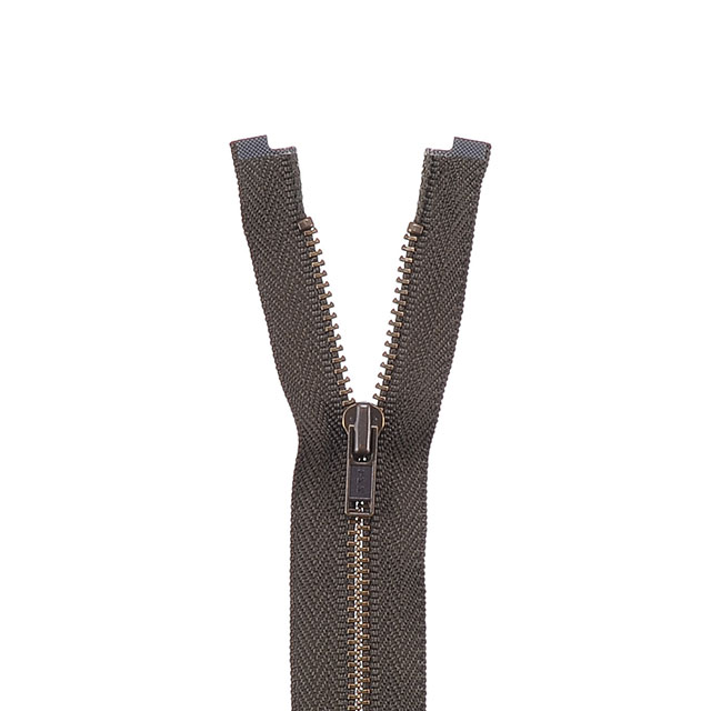 YKK メタルファスナー(3GKB DA OP) アンティークゴールド オープン 60cm 223.オリーブ 08Co99_