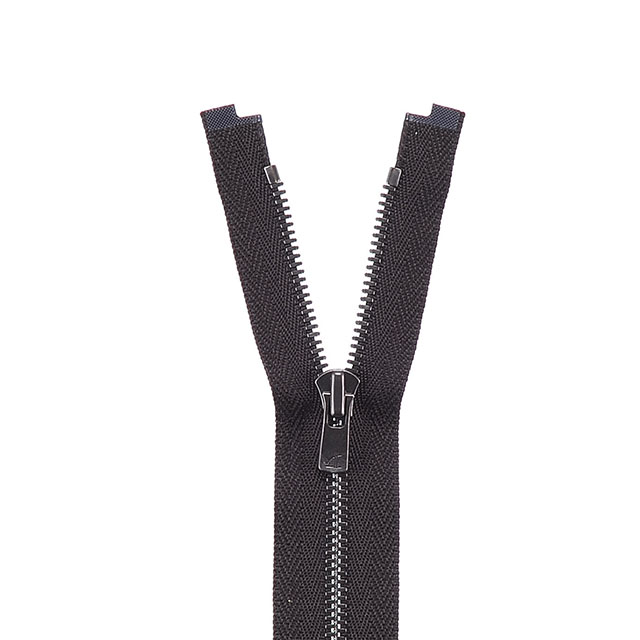 YKK メタルファスナー エクセラ(3SGWH DA2E MR) アンティークシルバー 逆開オープン 100cm 916.こげ茶 08Co99_