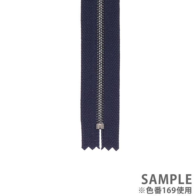 YKK メタルファスナー エクセラ(3SGWH DA2E C) アンティークシルバー 止め 30cm 916.こげ茶 08Co99_