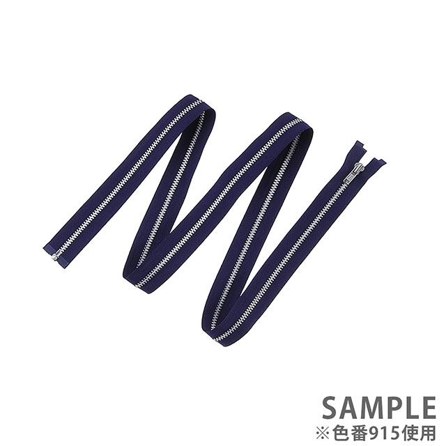 YKK メタルファスナー YZiP(3Y DA OP) シルバー オープン 60cm 580.黒 08Co99_