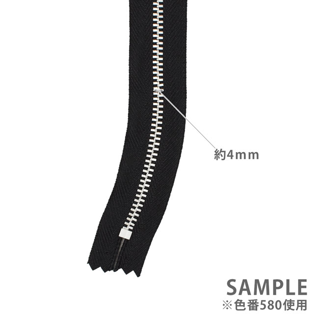 YKK パンツ用ファスナー 3Yミトラ 止め(3YAC) 18cm 501.白 08Co99_