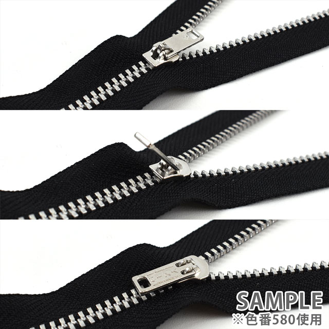 YKK パンツ用ファスナー 3Yミトラ 止め(3YAC) 18cm 501.白 08Co99_