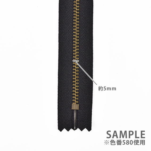 YKK ジーンズ用ファスナー ワイジップ 止め(3YG-KBGS-C) 20cm アンティークゴールド 169.ネイビー 08Co99_