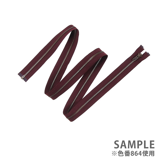 YKK メタルファスナー(4GKB DA OP) アンティークゴールド オープン 100cm 572.ライトアッシュベージュ 08Co99_