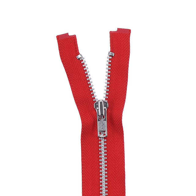 YKK メタルファスナー YZiP(4Y DA OP) シルバー オープン 60cm 519.スカーレット 08Co99_