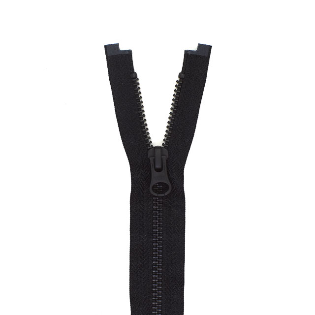 YKK メタルファスナー(5RGMK DALH MR) 黒染 逆開オープン 100cm 580.黒 08Co99_