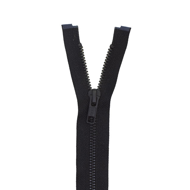 YKK メタルファスナー(5RGK DA OP) 黒染 オープン 60cm 580.黒 08Co99_
