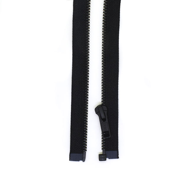 YKK メタルファスナー(5RGK DA OP) 黒染 オープン 60cm 580.黒 08Co99_